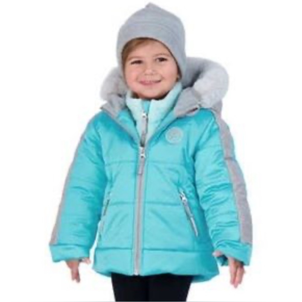 BNWT Gerry Girls‘ 3-Piece Hooded Puffer System Jacket